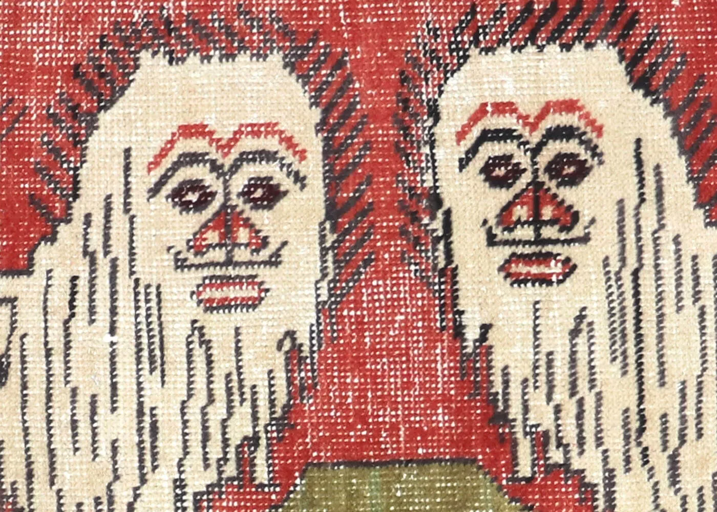 Vintage Turkish Oushak Rug - 4'4" x 6'8"