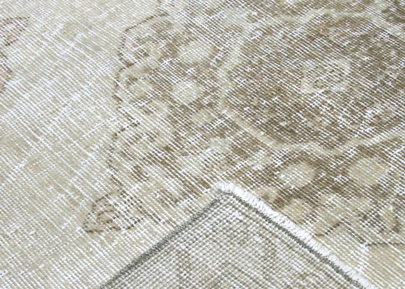 Vintage Turkish Oushak Rug - 4'6" x 13'