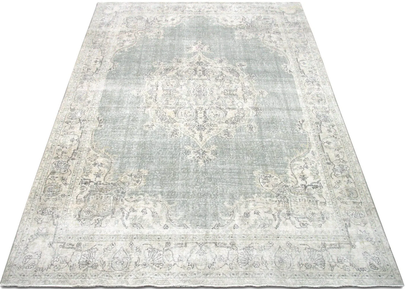 Vintage Turkish Oushak Rug - 8'1" x 11'