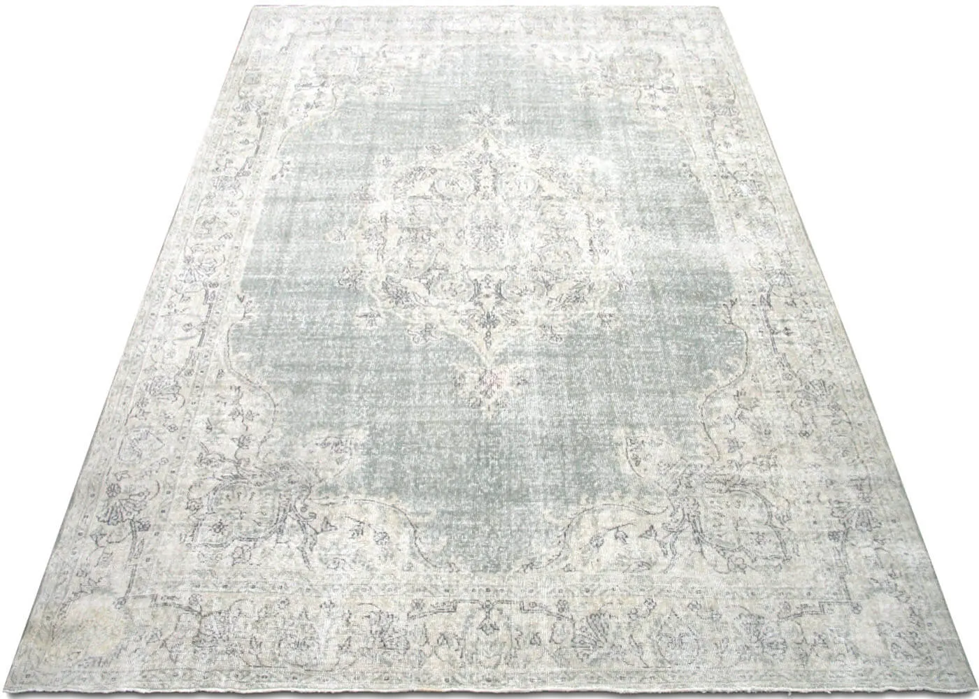 Vintage Turkish Oushak Rug - 8'1" x 11'
