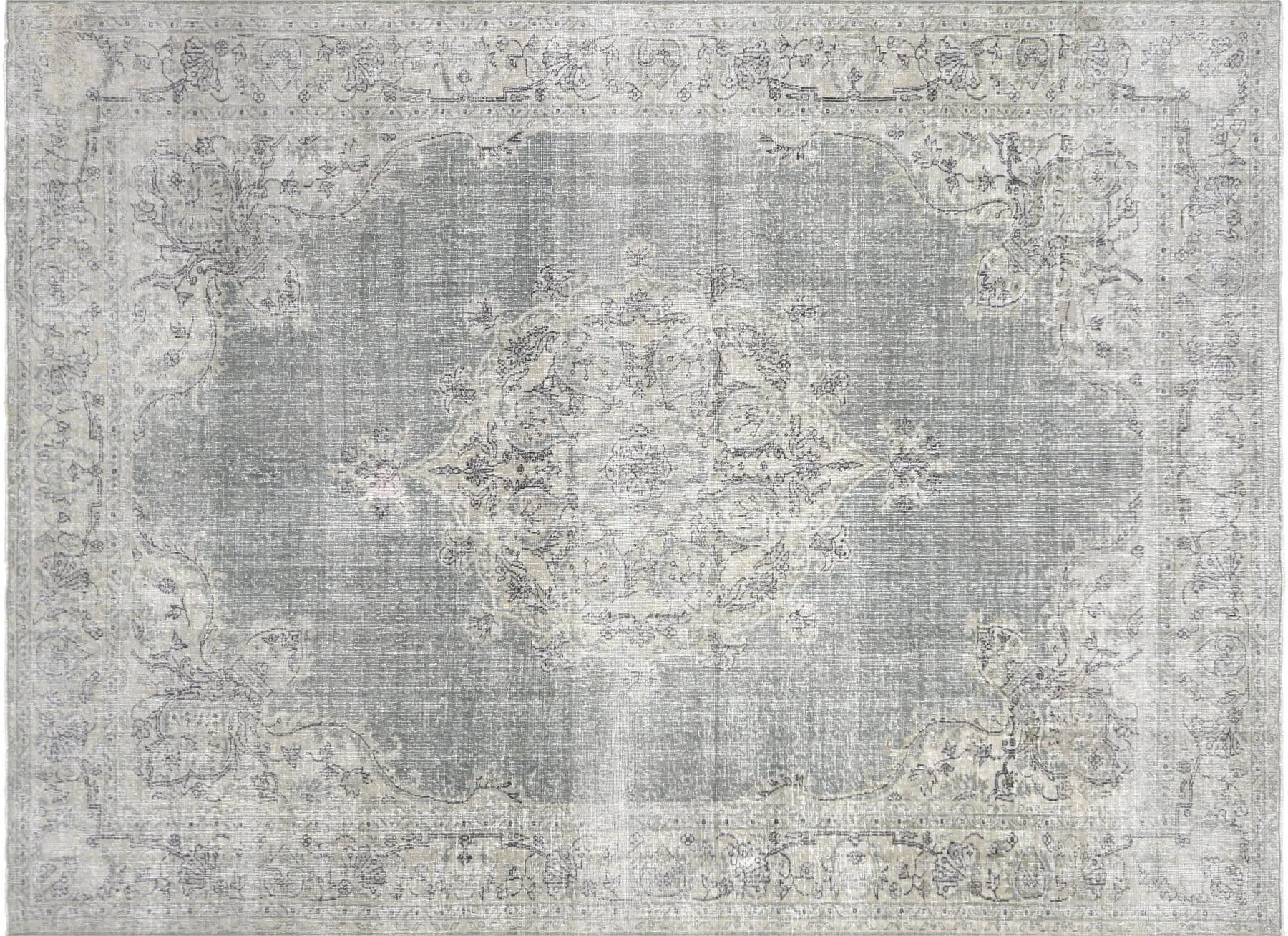 Vintage Turkish Oushak Rug - 8'1" x 11'
