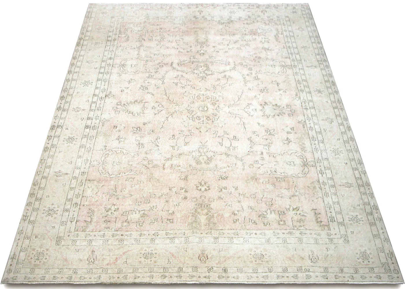 Vintage Turkish Oushak Rug - 8'3" x 10'4"