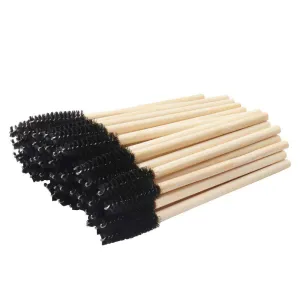 VIP- Eyelash accessories- Mascara Wands with Bamboo Handle -50 pcs/bag