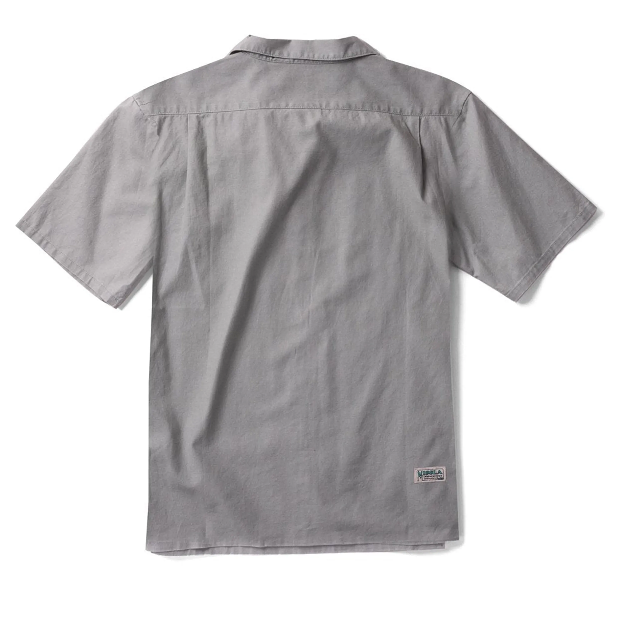 VISSLA NATURAL DYE ECO SHIRT BAMBOO CHARCOAL
