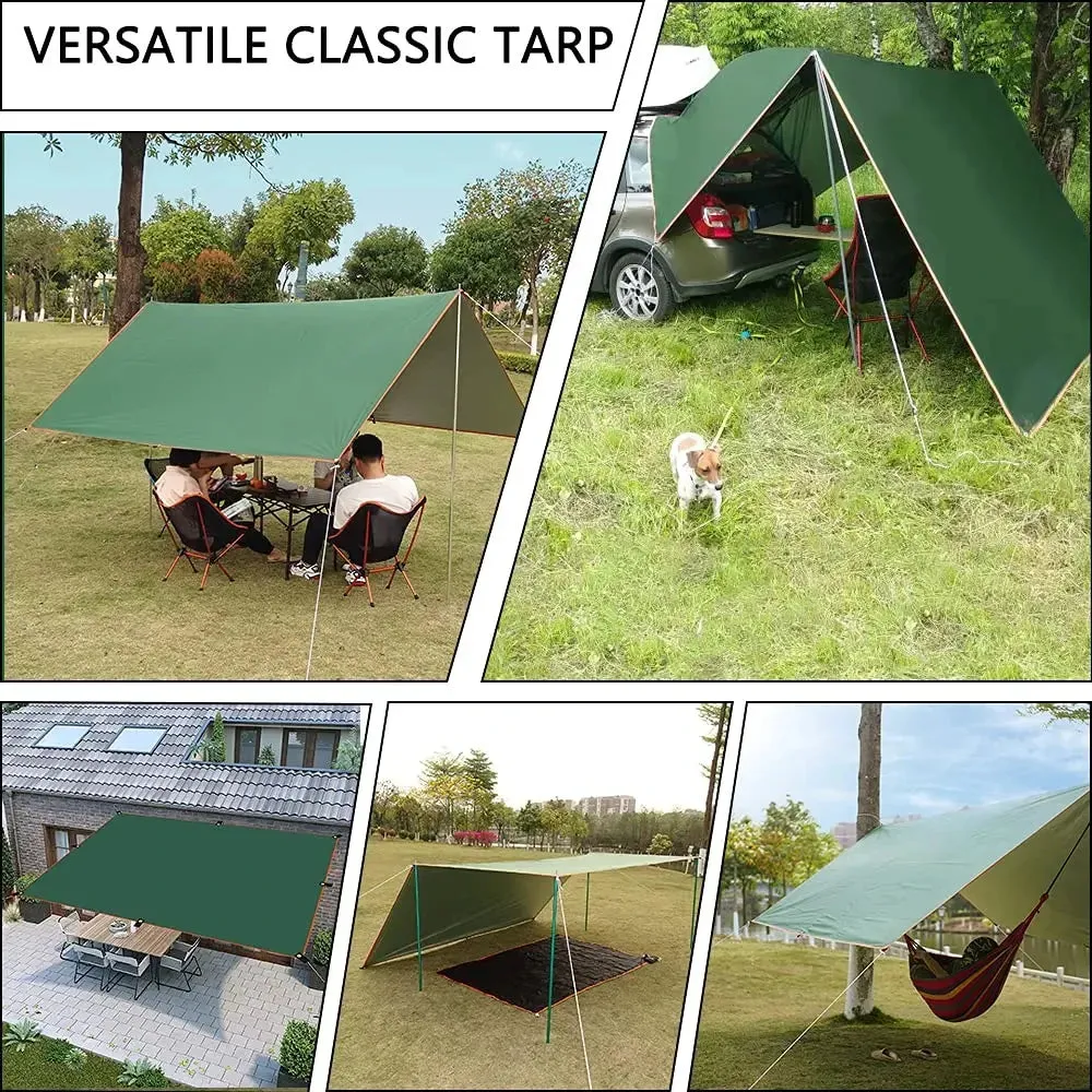 Waterproof Camping Tarp Outdoor Sunshade