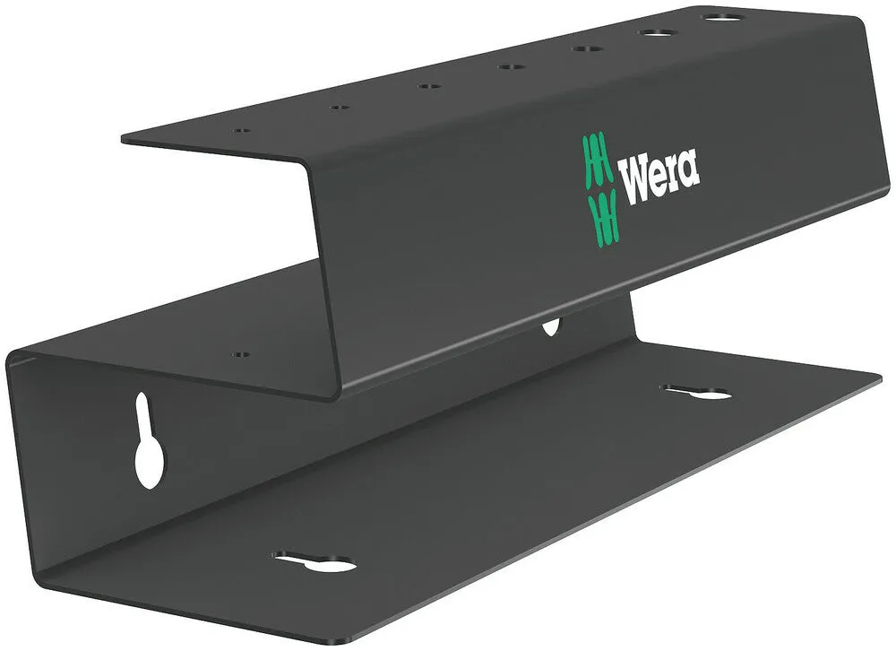Wera 05136426001 9606 Metal rack for T-handle screwdrivers, 214 x 78 mm