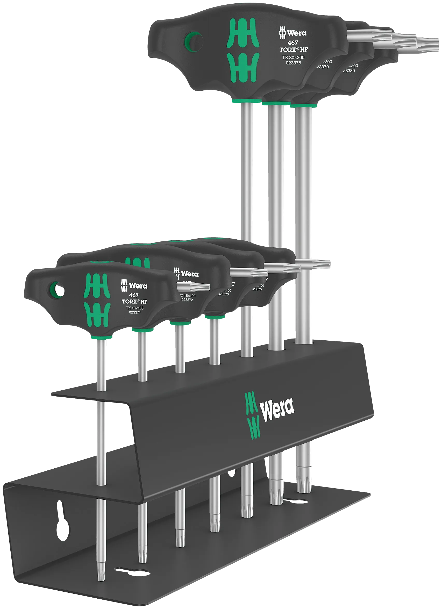Wera 467/7 TORX® HF Set 2 Screwdriver set T-handle TORX® screwdrivers with holding function, 7 pieces