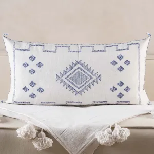 White Cactus silk pillow cover