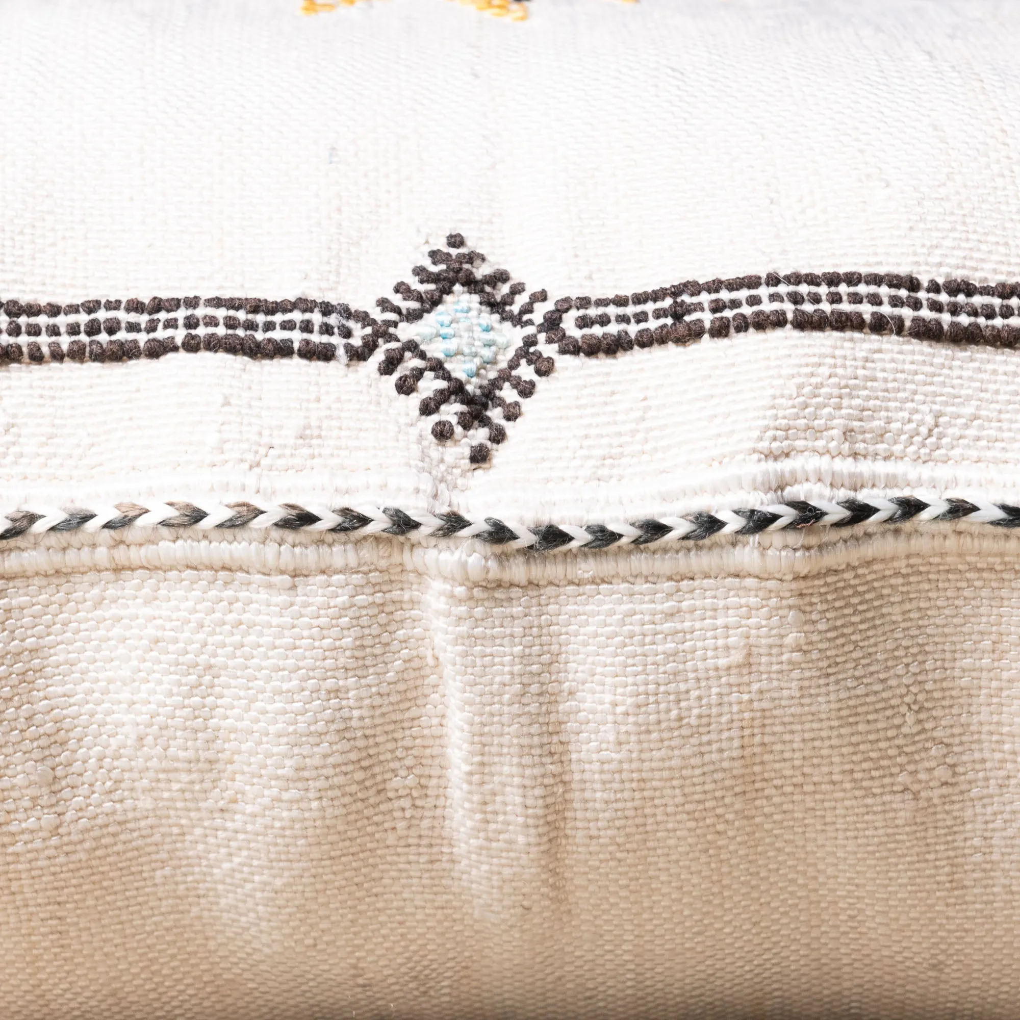 White Cactus silk pillow cover