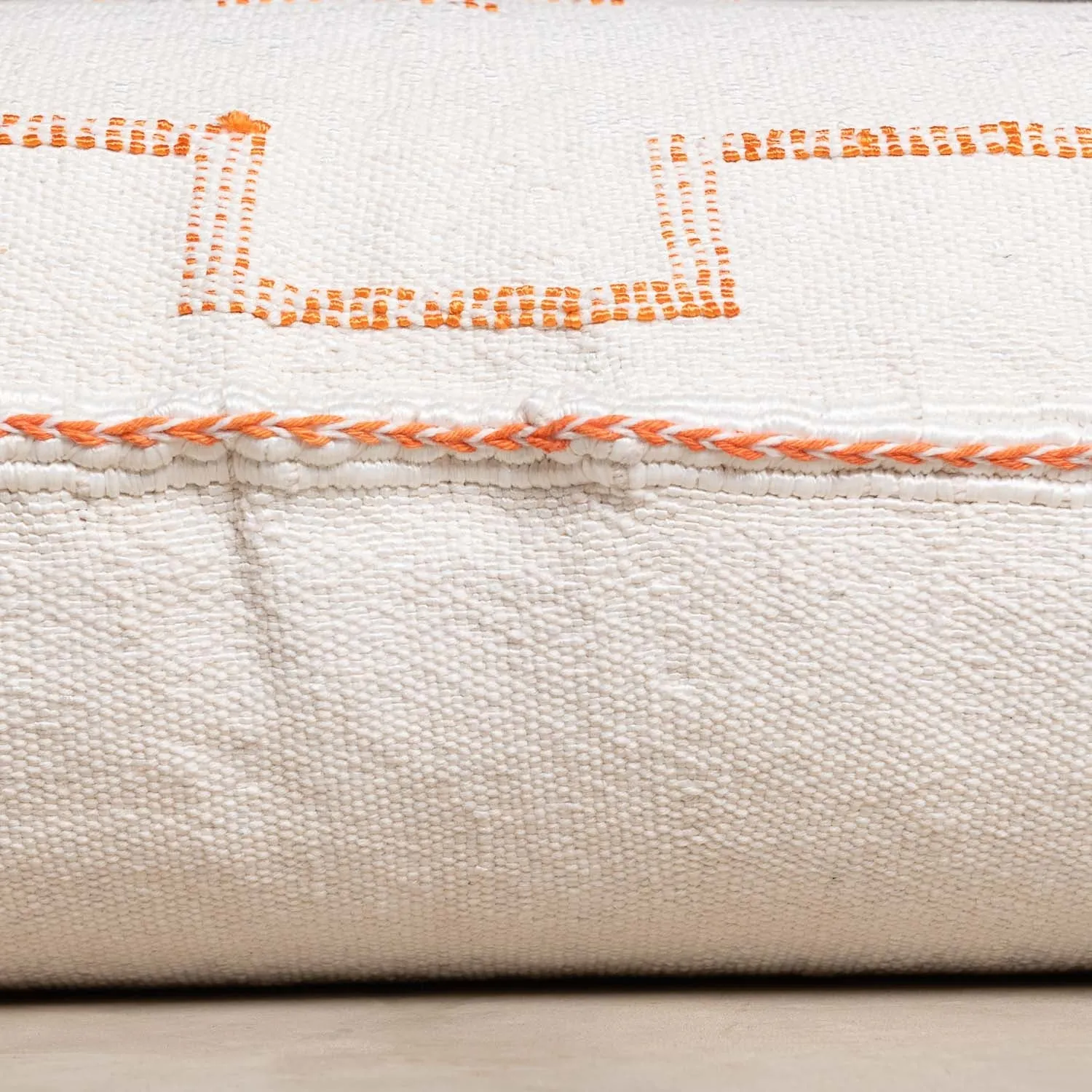 White Cactus silk pillow cover