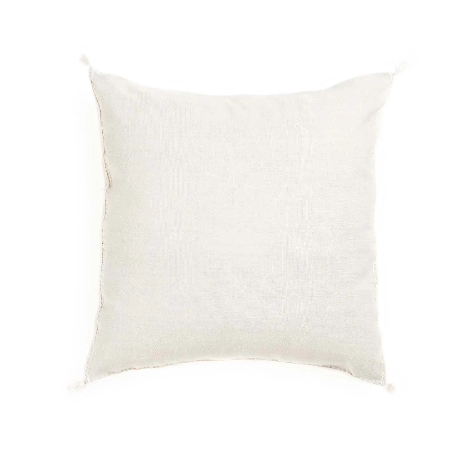 White Cactus silk pillow cover