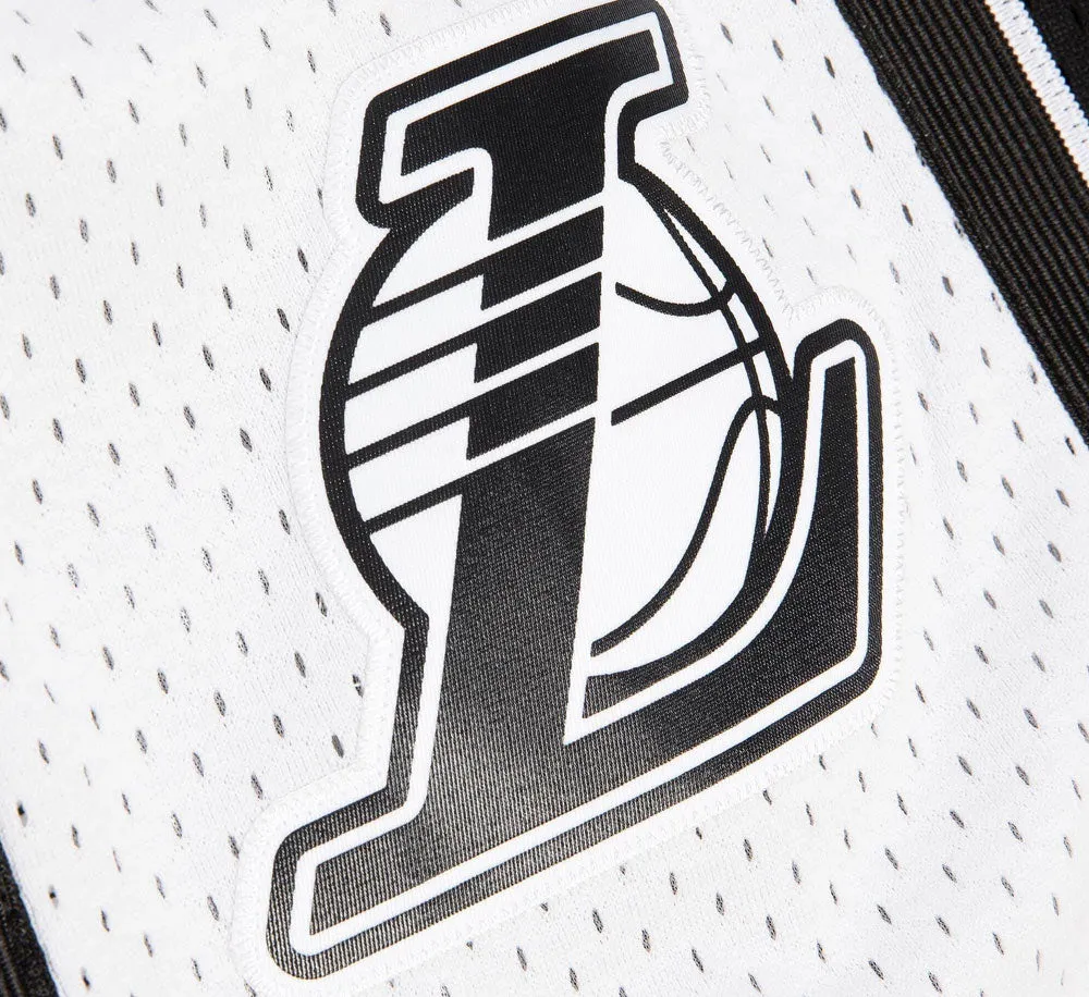 WHITE LOGO SWINGMAN LOS ANGELES LAKERS SHORT