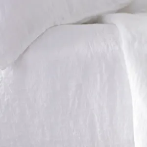 White Pure Linen Fitted Sheet