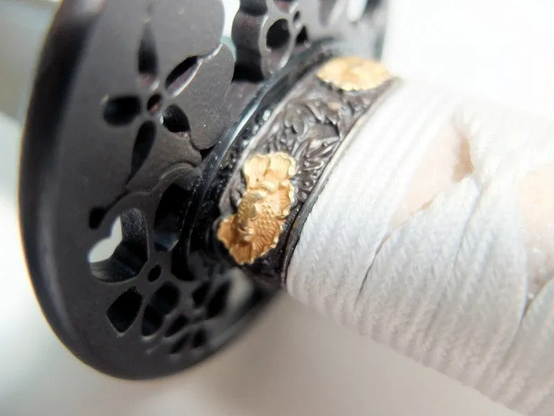 White themed Japanese katana