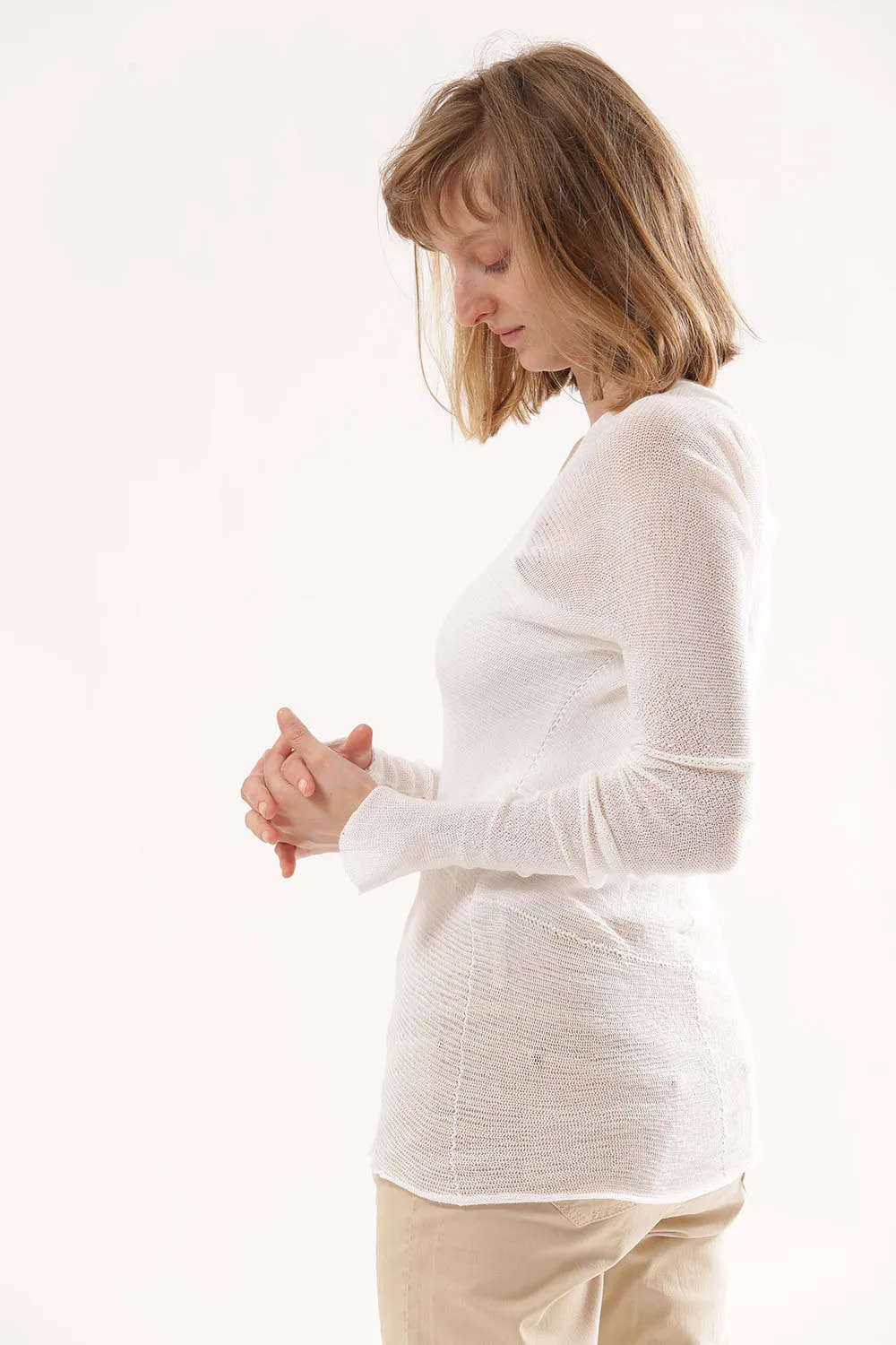 White Zlav Bamboo Shirt
