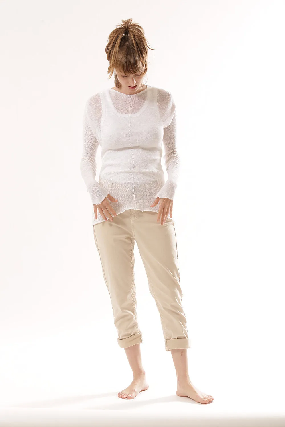 White Zlav Bamboo Shirt