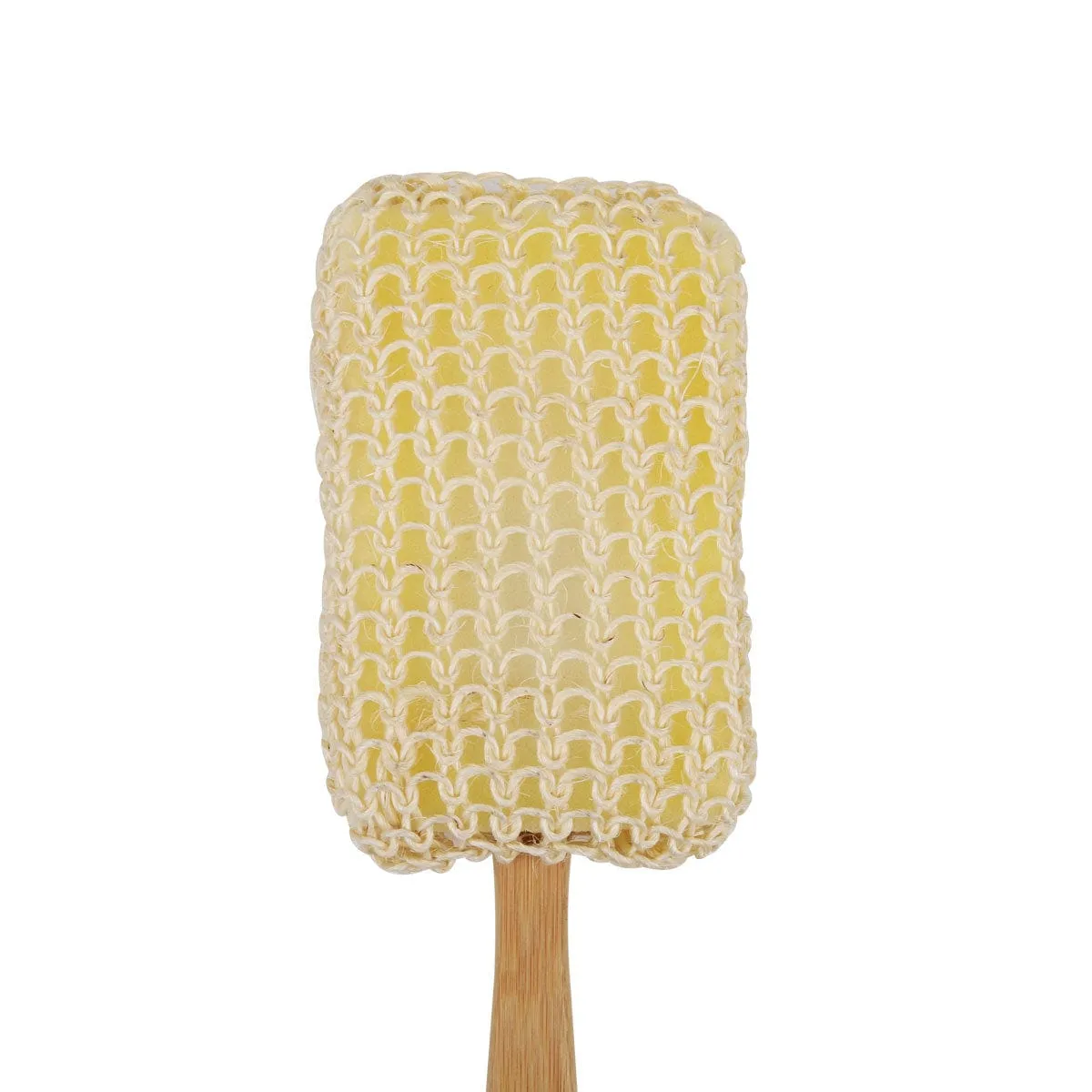 Wholesale Bamboo Sisal Back Sponge with Handle