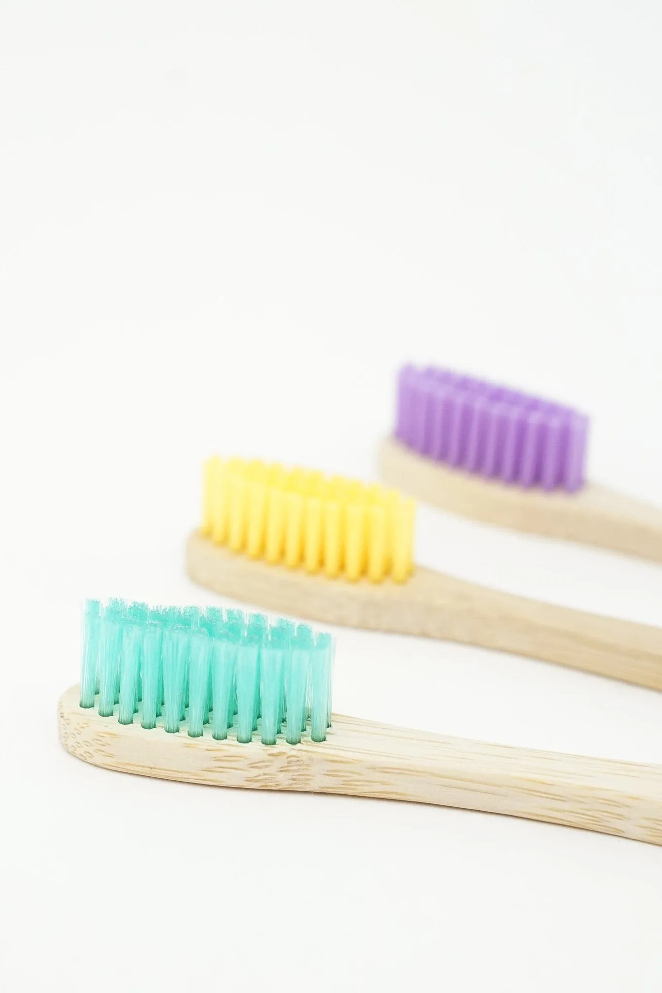 Wild Roots Bamboo Toothbrush Colour Set X3