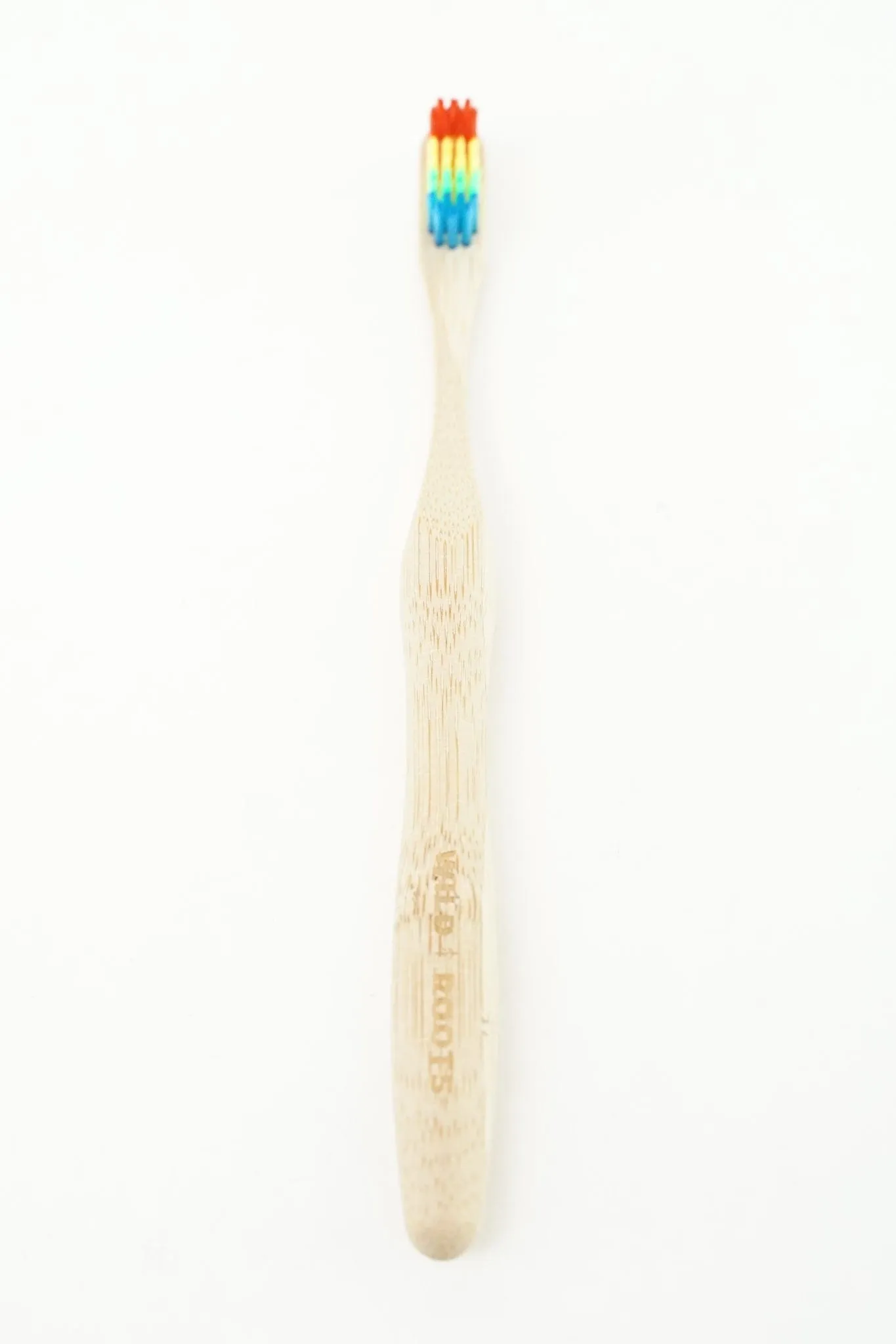 Wild Roots Eco Friendly Natural Rainbow Bamboo Toothbrush