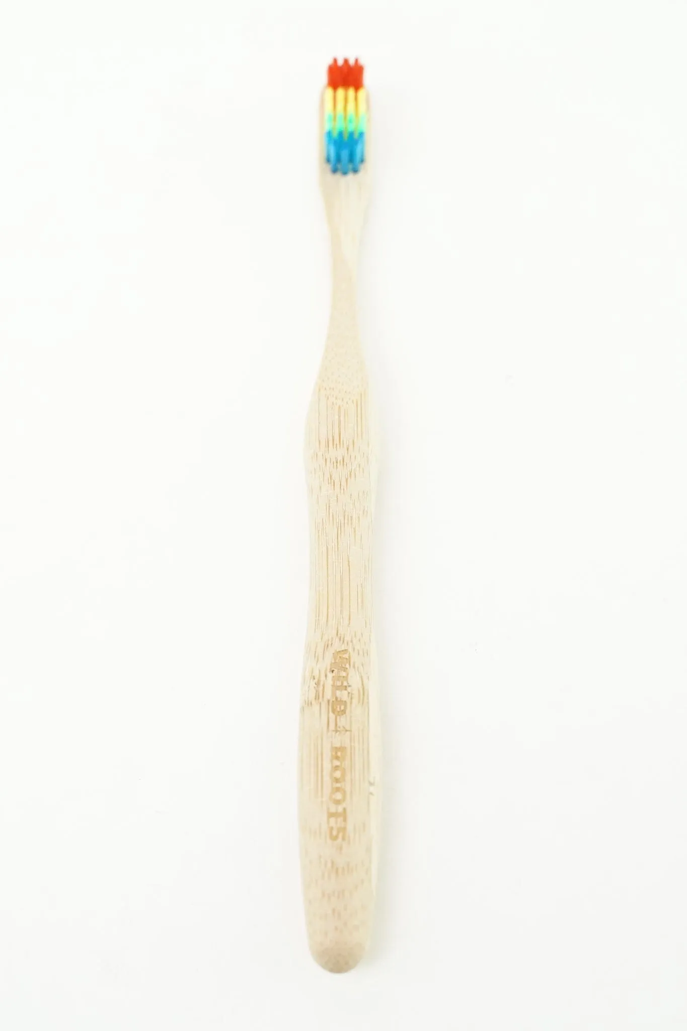 Wild Roots Eco Friendly Natural Rainbow Bamboo Toothbrush