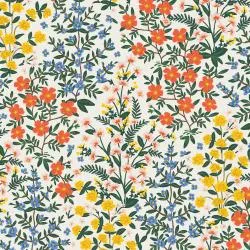 Wildwood Garden in Cream Canvas -- Camont by Rifle Paper Co. for Cotton   Steel Fabrics