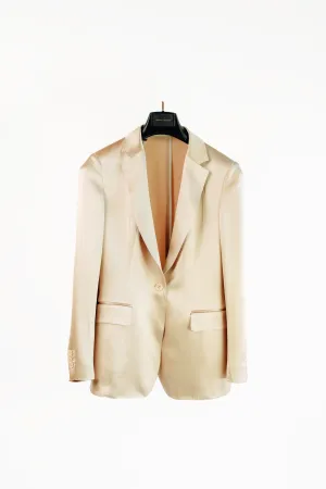 Women - Yacht Gold Silk Jacket