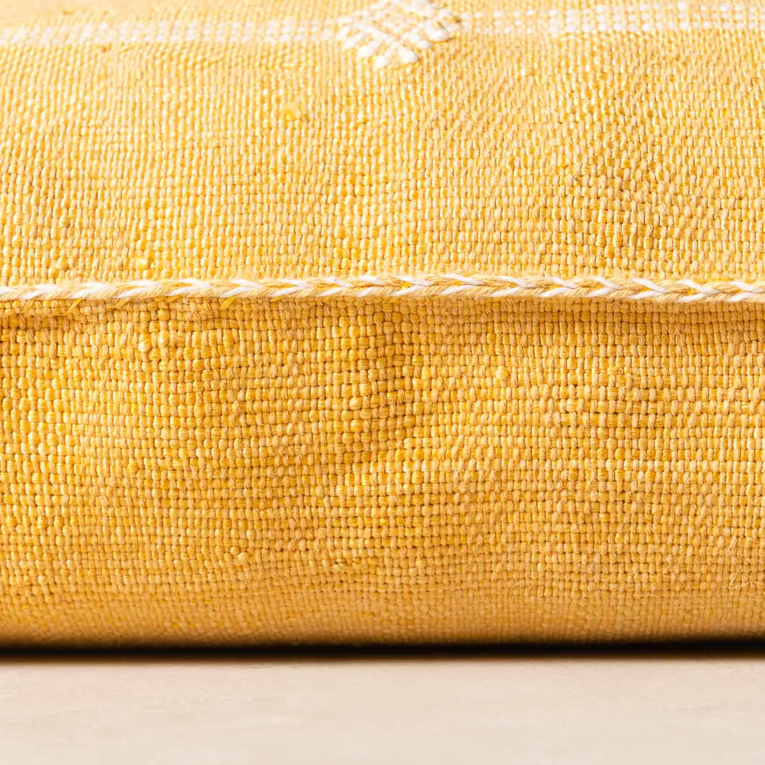 Yellow  Cactus silk pillow cover