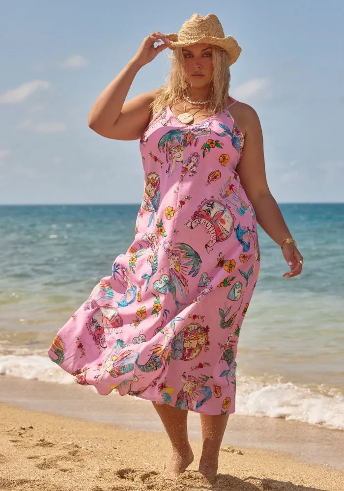 You're Beautiful Maxi Dress Pink