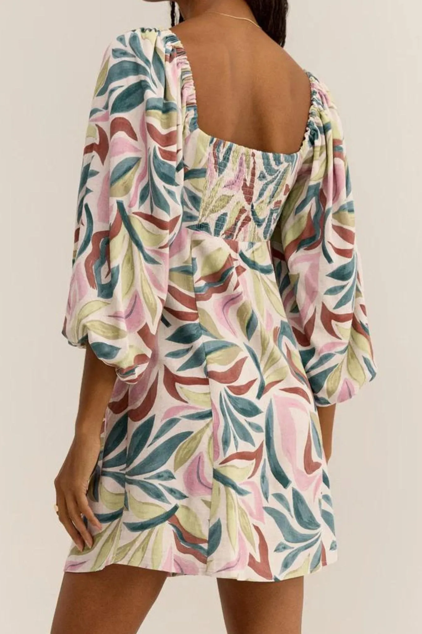 Z Supply: Mirani Safari Mini Dress in Flax