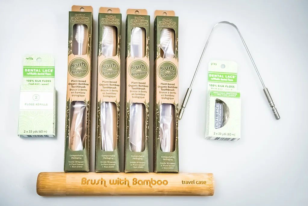 Zero-waste dental kit